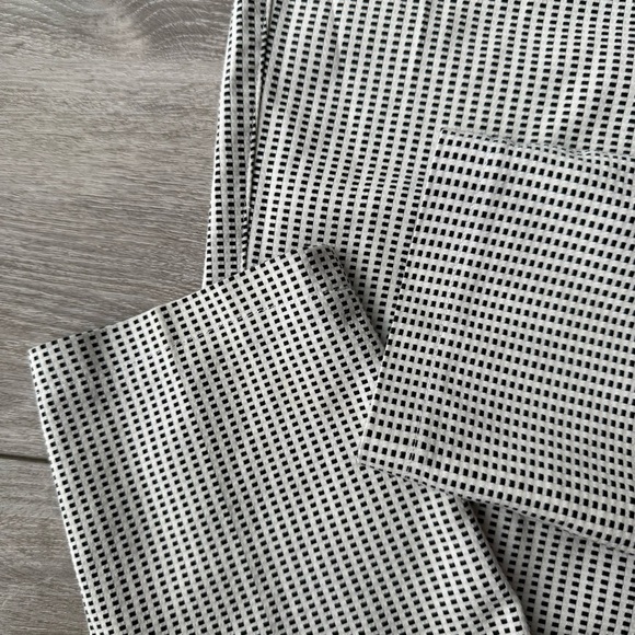 Raffaello Rossi Checked Black And White Contrasting Cotton Trouser Pants - Picture 4 of 15